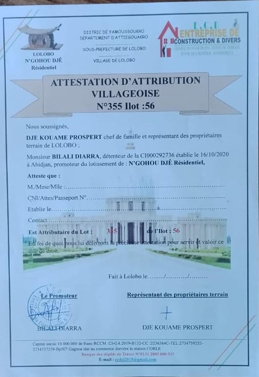 Terrain de 600 m² à vendre à Dar Es Salam