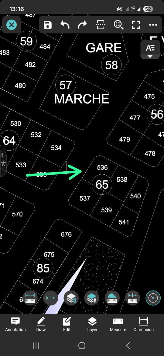 Terrain de 600 m² à vendre à Tchelekro (lotissement Kouadiokouamékro)