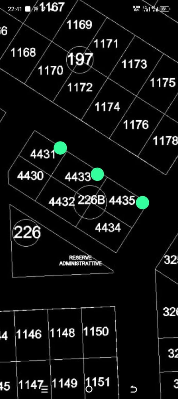 3 terrains à vendre à Assoumankro (derrière le campus 1)