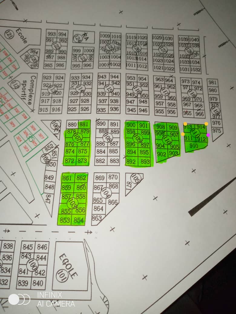 Terrain à vendre à Belleville 2 — 1,9 million FCFA