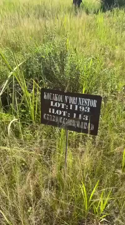 Terrain de 812 m² à vendre à Kami (Yakro)