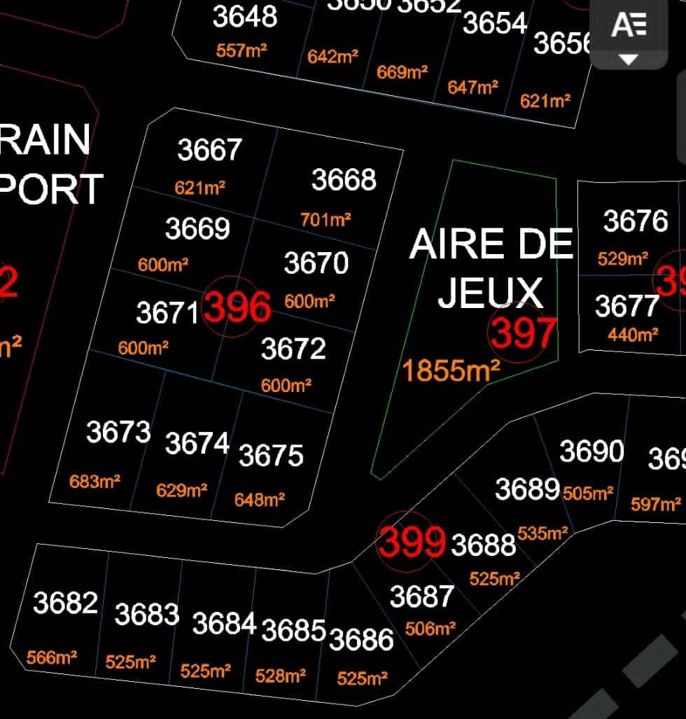 3 terrains de 500 m² à vendre à N'Dakro 2