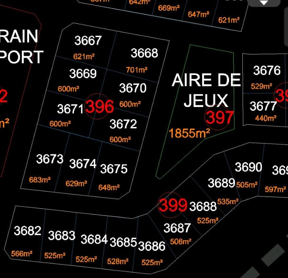 3 terrains de 500 m² à vendre à N'Dakro 3