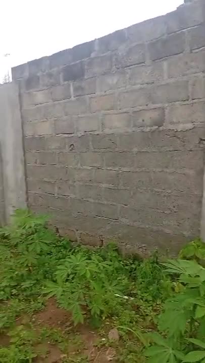 Terrain de 600 m² à vendre à Ahougnassou avec maison inachevée