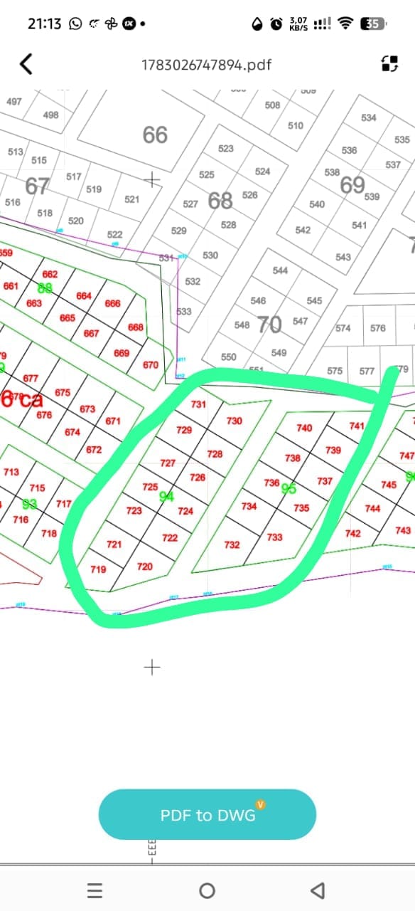 Terrain à vendre à Sahodi-Kan (Diabo) — 5 lots disponibles 2