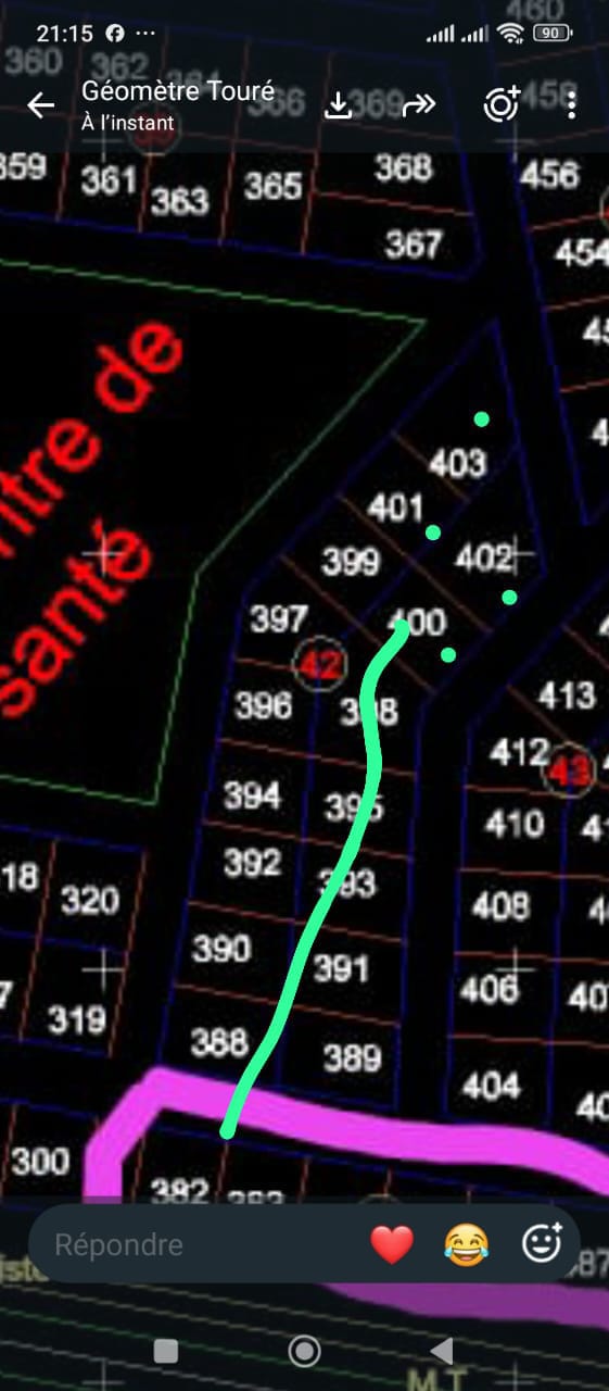 4 terrains à vendre à Sessenoua (voie de Béoumi)
