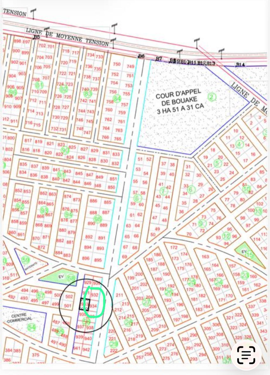 Terrain de 1000 m² à vendre à Sessenouan (attestation villageoise)