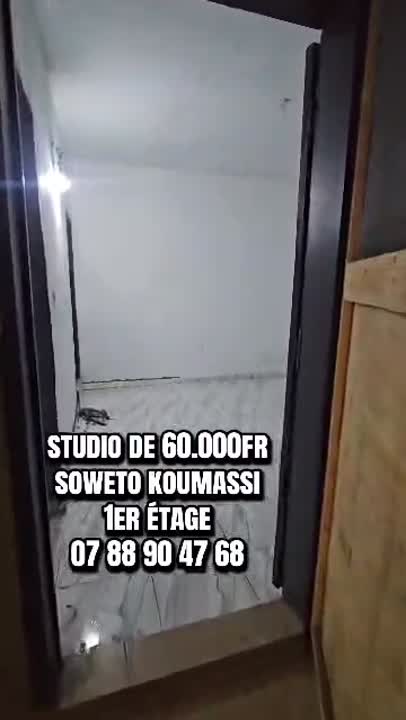 Studio à louer à Koumassi Soweto
