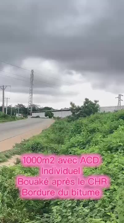 2 terrains de 500 m² chacun à vendre près du CHR (ACD individuel)