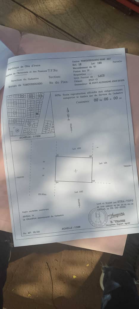 Terrain de 600 m² à vendre