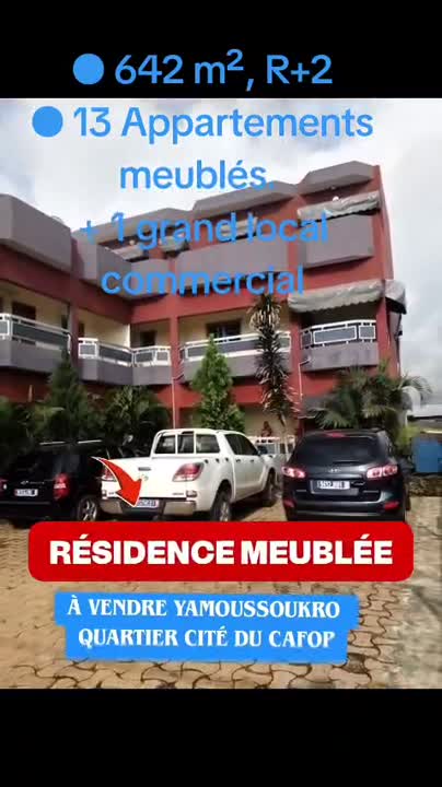 Immeuble de rapport à vendre à Morofé Ebenezer (Yamoussoukro)