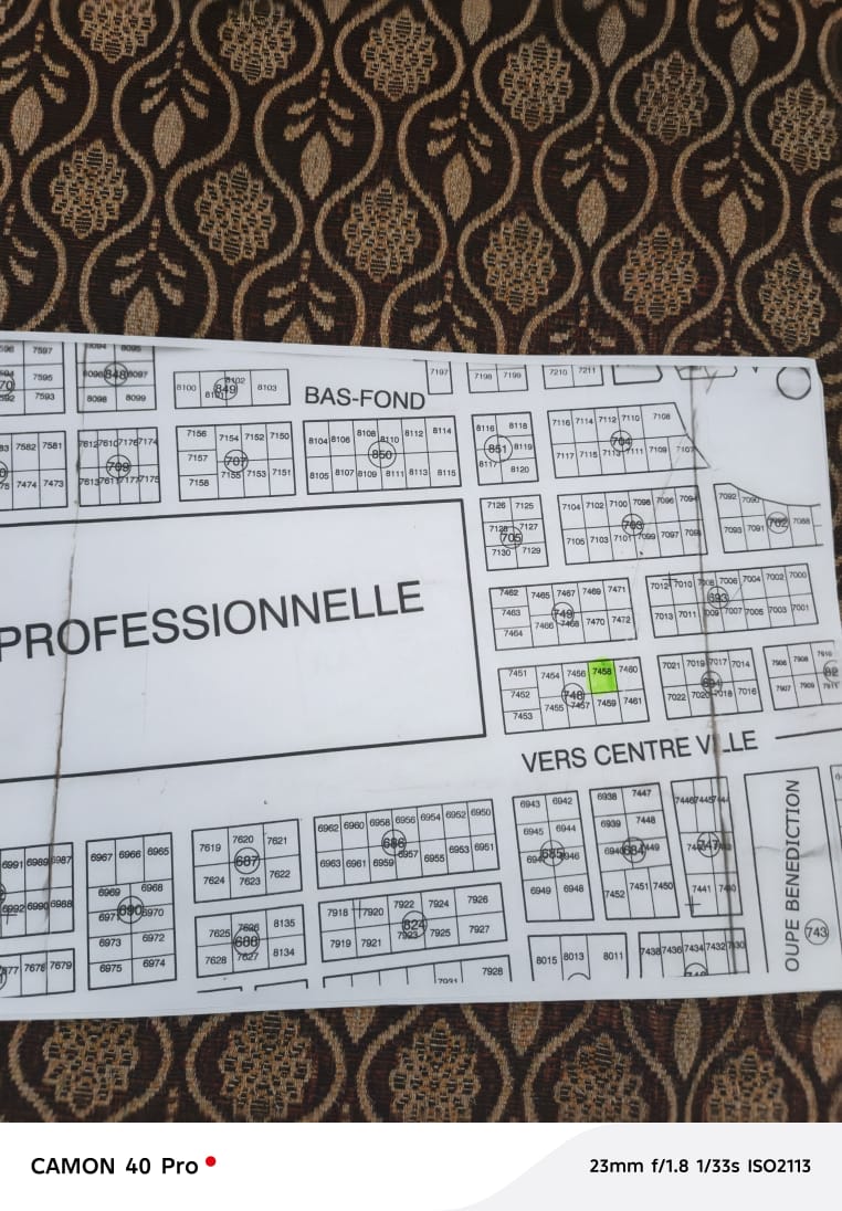 Terrain à vendre à Sinfra (bordure bitume, près future école)