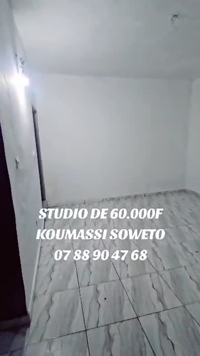 Studio à louer à Koumassi Soweto