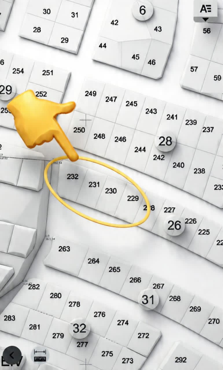 4 terrains contigus à vendre à Tchêlêkro