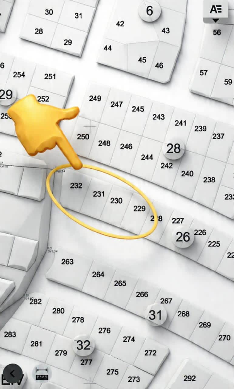 4 terrains contigus à vendre à Tchêlêkro 2