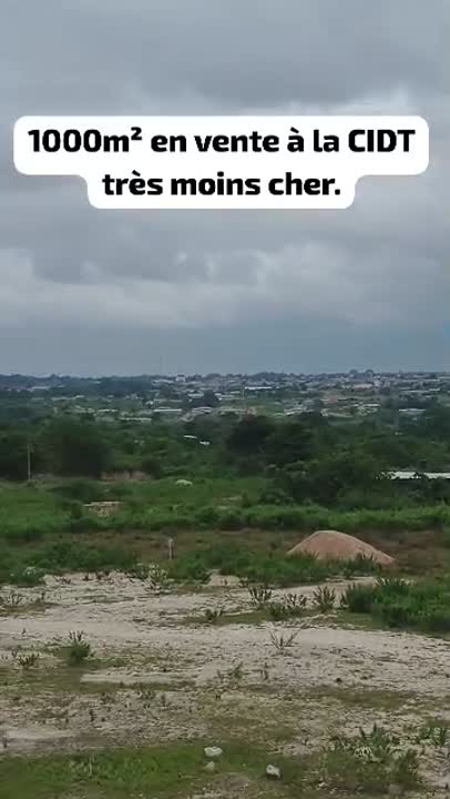 Terrain en vente à la Cité CIDT — 4 500 000 FCFA