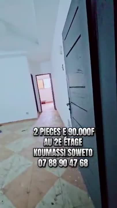 2 pièces à louer à Koumassi Soweto
