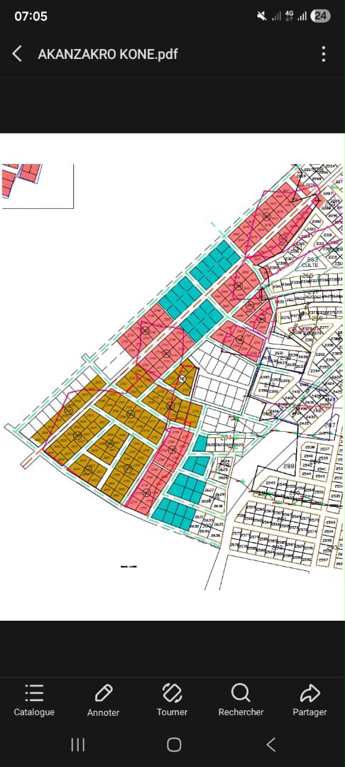 Terrain à vendre à Akanzakro