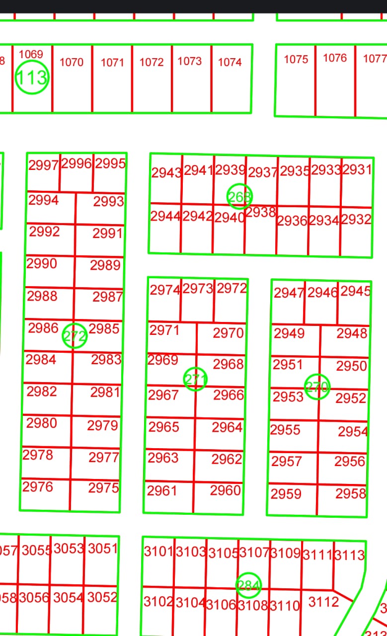 3 terrains de 400 m² à vendre à Bingerville (Elikaté)